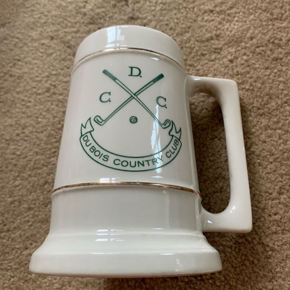 Vintage DuBois Country Club Ceramic Stein DuBois Pennsylvania